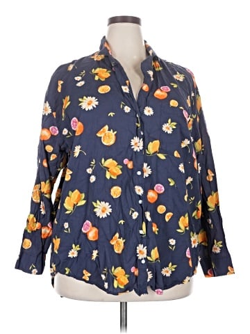 Only Long Sleeve Button-Down Shirt (view 1)