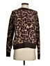 Ann Taylor Animal Print Brown Pullover Sweater Size S - photo 1