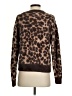 Ann Taylor Animal Print Brown Pullover Sweater Size S - photo 2