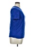 PREMISE Blue Short Sleeve Top Size XL - photo 4