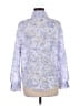 Zara Paisley Blue Long Sleeve Blouse Size M - photo 2