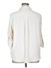 Torrid 100% Polyester Ivory 3/4 Sleeve T-Shirt Size 1X Plus (1) - photo 2