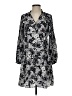 Ann Taylor 100% Polyester Paisley Gray Casual Dress Size XS - photo 1