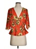 Ava & Aiden 100% Polyester Orange 3/4 Sleeve Blouse Size S - photo 1