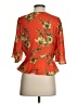 Ava & Aiden 100% Polyester Orange 3/4 Sleeve Blouse Size S - photo 2