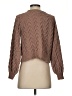 Hippie Rose 100% Polyester Chevron-herringbone Brown Pullover Sweater Size S - photo 2