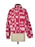 Wallflower 100% Polyester Hearts Pink Faux Fur Jacket Size S - photo 1