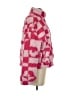 Wallflower 100% Polyester Hearts Pink Faux Fur Jacket Size S - photo 4