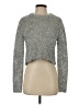 MNG 100% Polyester Metallic Silver Pullover Sweater Size S - photo 1