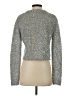MNG 100% Polyester Metallic Silver Pullover Sweater Size S - photo 2