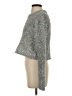MNG 100% Polyester Metallic Silver Pullover Sweater Size S - photo 5