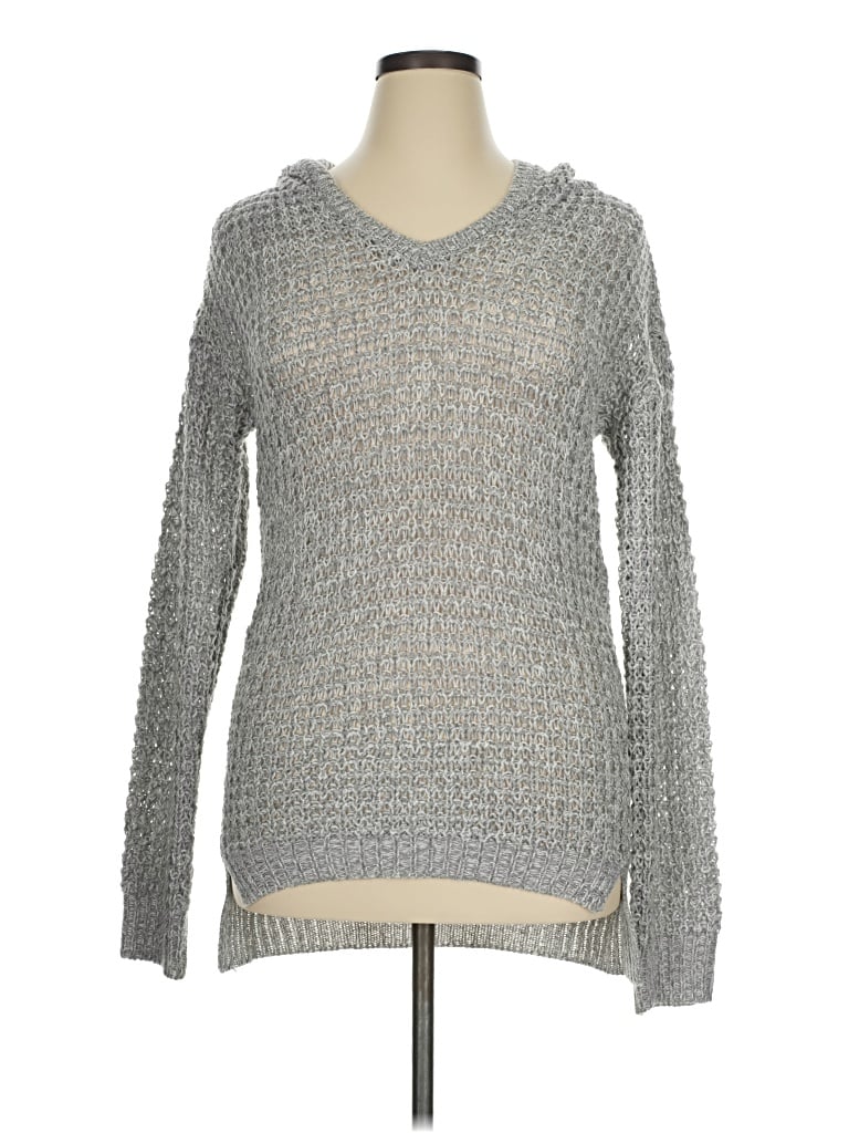 Pre-owned Ultra Flirt Pullover Sweater In Silver