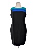 Calvin Klein Color Block Black Cocktail Dress Size 16 - photo 1