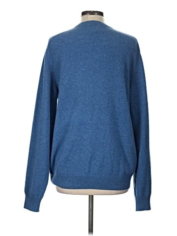 Black & Brown Cashmere Pullover Sweater (view 2)