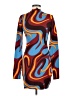 Shein Graphic Blue Cocktail Dress Size 6 - photo 2