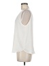 Ann Taylor LOFT 100% Polyester Ivory Sleeveless Blouse Size M - photo 5
