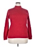 Karen Scott 100% Cotton Red Turtleneck Sweater Size XXL - photo 1