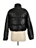 Zara 100% Polyester Solid Black Jacket Size M - photo 2