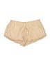Bishop + Young 100% Polyester Checkered-gingham Gold Shorts Size XS - photo 1