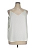 Express 100% Polyester Silver Sleeveless Blouse Size XL - photo 1