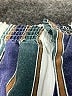 Unbranded Stripes Silver Casual Pants Size L (estimated) - photo 7