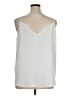 Express 100% Polyester Silver Sleeveless Blouse Size XL - photo 2