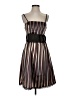ad:hoc Stripes Brown Cocktail Dress Size S - photo 1