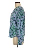 Ann Taylor Blue Long Sleeve Blouse Size S - photo 5
