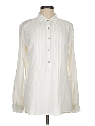Vintage America Blues Long Sleeve Blouse (view 1)