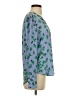 Ann Taylor Blue Long Sleeve Blouse Size S - photo 4