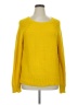Gap 100% Cotton Solid Yellow Pullover Sweater Size XL - photo 1