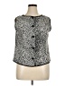Sag Harbor 100% Polyester Black Sleeveless Blouse Size 16 - photo 1