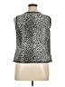 Sag Harbor 100% Polyester Black Sleeveless Blouse Size 16 - photo 2