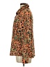Shein Animal Print Orange Long Sleeve Blouse Size 8 - 10 - photo 5