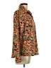 Shein Animal Print Orange Long Sleeve Blouse Size 8 - 10 - photo 4