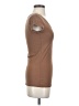 Active Basic Brown Short Sleeve T-Shirt Size S - photo 4