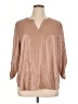 Maurices 100% Polyester Tan 3/4 Sleeve T-Shirt Size XL - photo 1