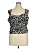Express 100% Polyester Silver Sleeveless Top Size XL - photo 1