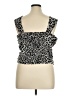 Express 100% Polyester Silver Sleeveless Top Size XL - photo 2