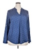 Halife Blue Long Sleeve Polo Size XXL - photo 1