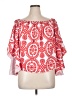Shein Red 3/4 Sleeve Blouse Size XL - photo 1