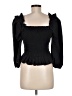 The Drop Black 3/4 Sleeve Blouse Size M - photo 2