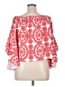 Shein Red 3/4 Sleeve Blouse Size XL - photo 2