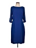 BCBGMAXAZRIA Solid Blue Cocktail Dress Size L - photo 1