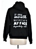 Shein Black Pullover Hoodie Size L - photo 2
