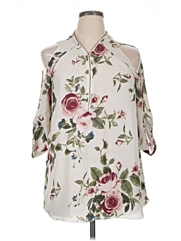 Wishful Park 3/4 Sleeve Blouse (view 1)