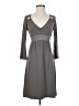 BCBGMAXAZRIA Solid Gray Casual Dress Size XS - photo 1
