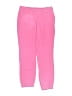 Athletic Works 100% Recycled Polyester Solid Pink Casual Pants Size 14 - 16 - photo 1
