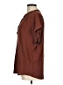 Point Sur 100% Viscose Brown Short Sleeve Blouse Size M (tall) - photo 5