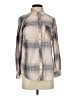 Dex 100% Cotton Plaid Gray Long Sleeve Button-Down Shirt Size S - photo 1